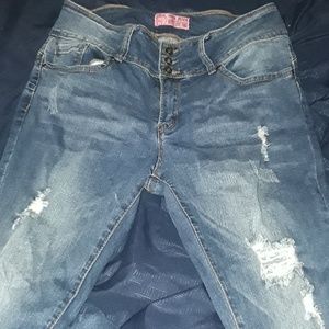 Wax Jean's Butt I Love You Butt Lift Jeans Size 13